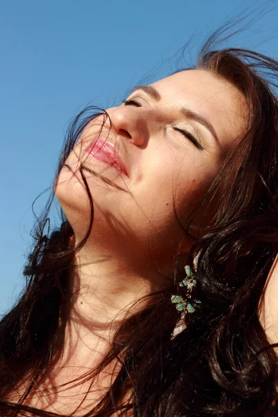 Woman outdoor portrait — Stock Photo, Image