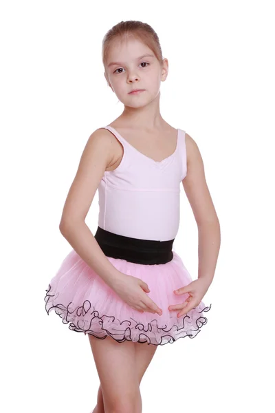 Jeune ballerine faisant des exercices — Photo