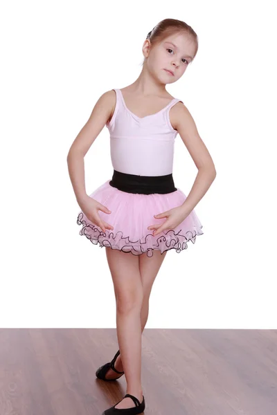 Young ballerina doing exercises — Stock Photo, Image