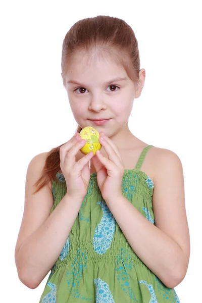 Bambino sul tema di Pasqua — Foto Stock