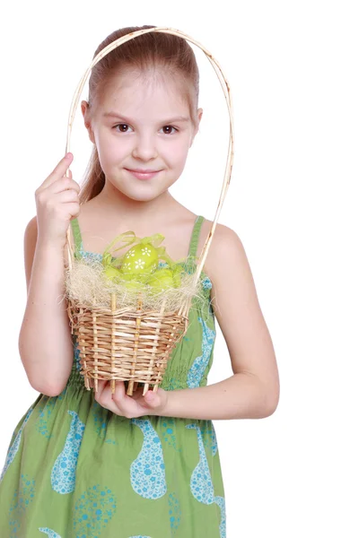 Kid on Easter theme — Stockfoto