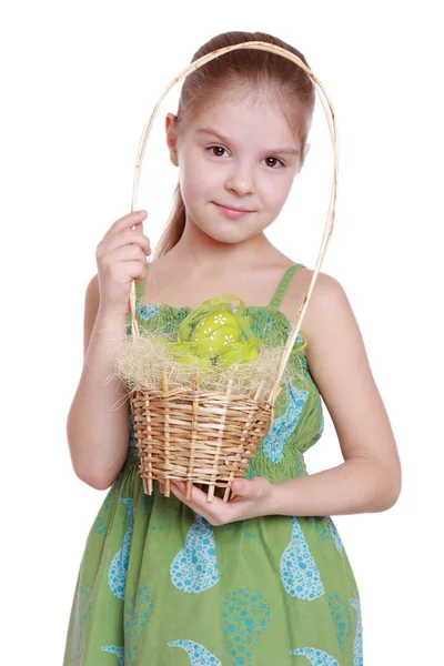 Niño en el tema de Pascua — Foto de Stock