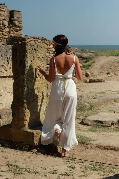 Ancient Greek goddess — Stock Photo, Image