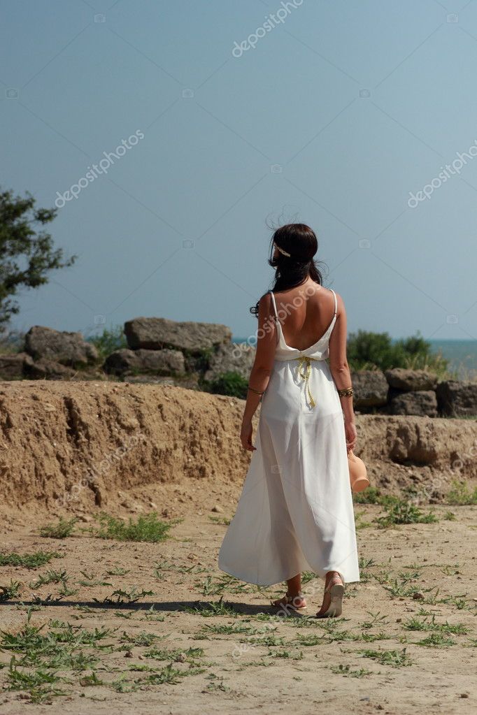 Ancient Greek Goddess Stock Photo C Mari1photo 54956447