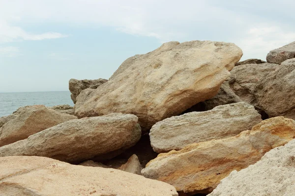 Superficie Della Pietra Mare Consistenza Della Curva Della Superficie Della — Foto Stock