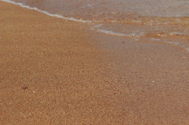 kristal berraklığında su blsck Denizi, Doğu Kırım sahilde