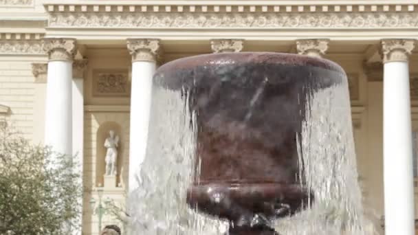 Wasserfall-Brunnen — Stockvideo