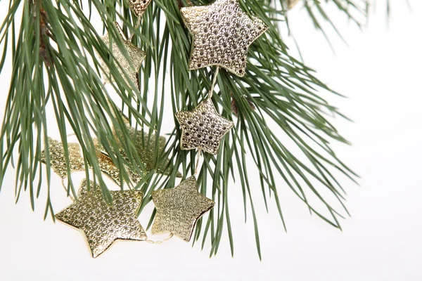 Árbol Navidad Juguete Aislado Sobre Fondo Blanco — Foto de Stock