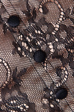 Altın ve siyah dantel doku modeli