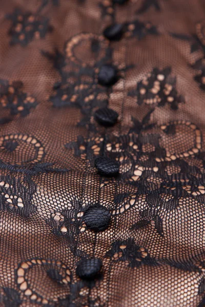 Golden and black lace texture pattern — Stock Photo, Image