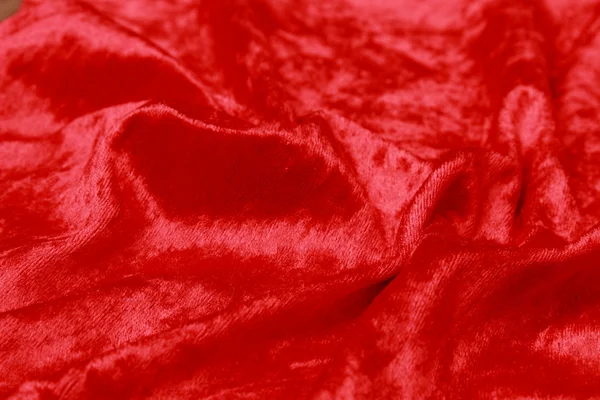 Textura de veludo vermelho — Fotografia de Stock