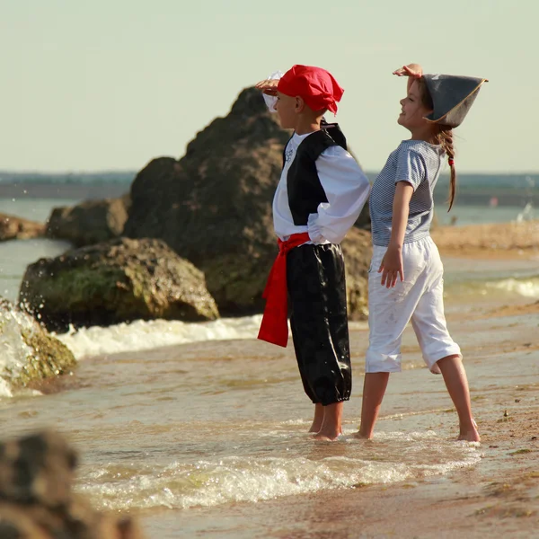 Pequenos piratas — Fotografia de Stock