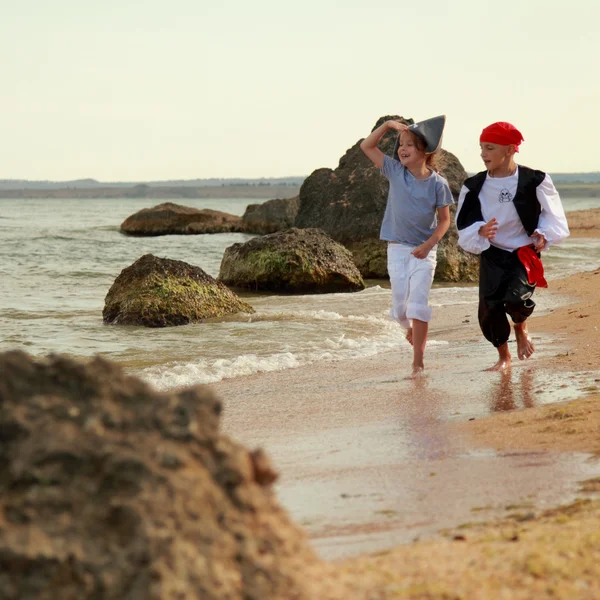 Pequenos piratas — Fotografia de Stock