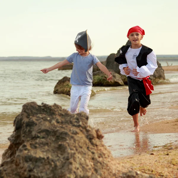 Pequenos piratas — Fotografia de Stock