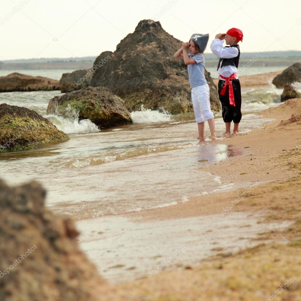 Fancy Dress Pirates on Holiday