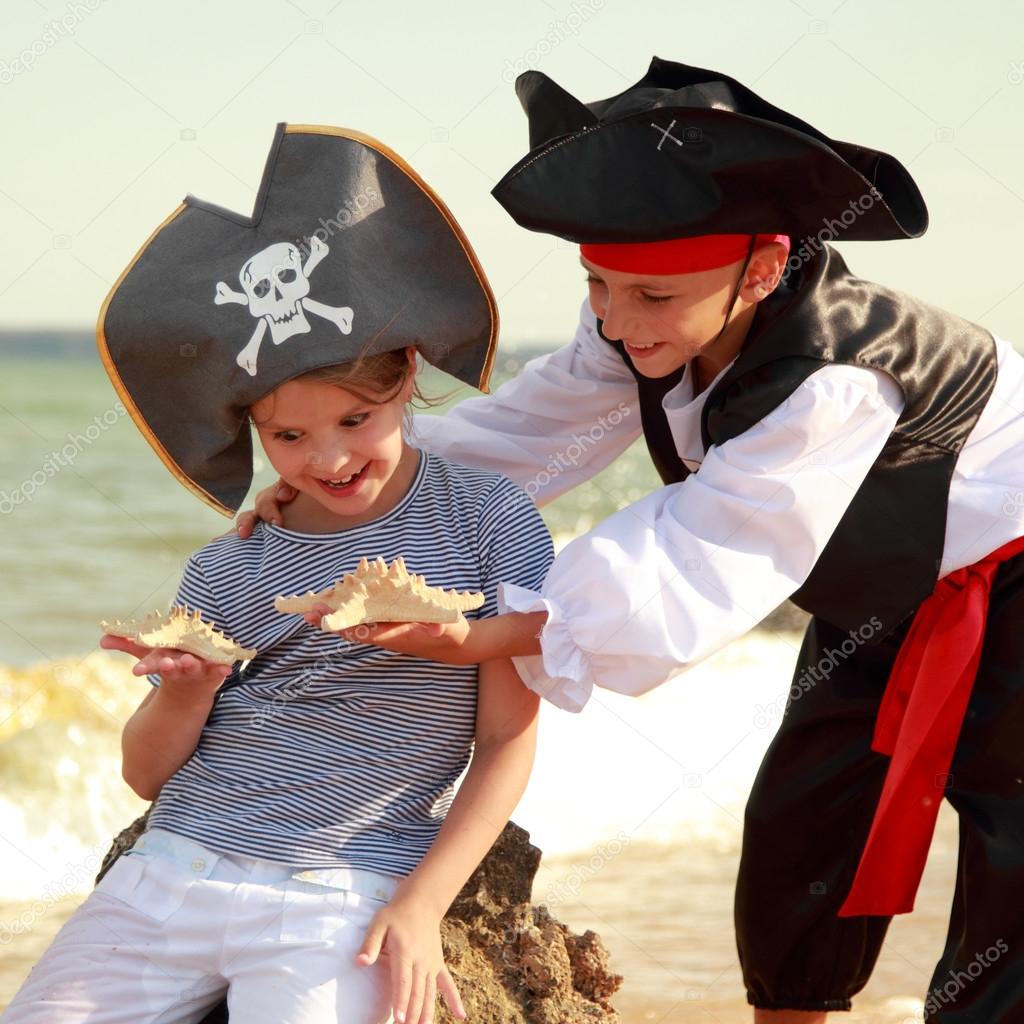 Fancy Dress Pirates on Holiday
