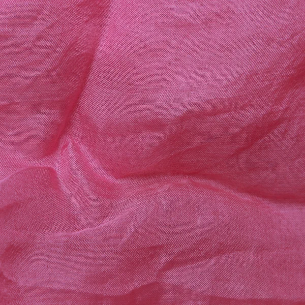 Textur aus rosa Organza-Stoff — Stockfoto