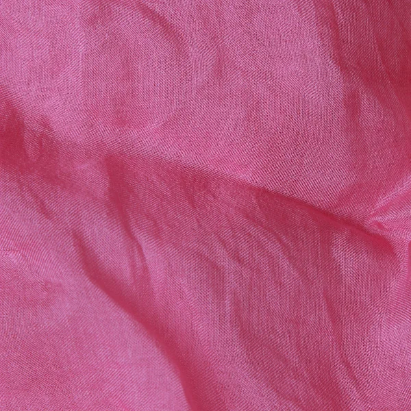 Текстура тканини рожевої органзи — стокове фото