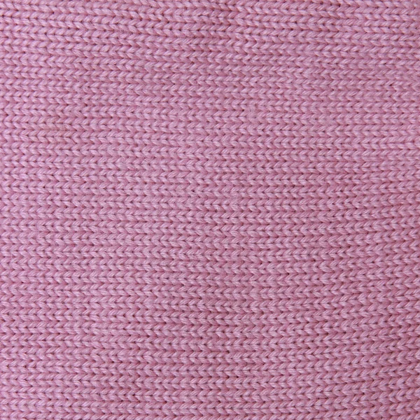 Closeup Seamless Pink Knitted Fabric Texture — Stock Photo, Image