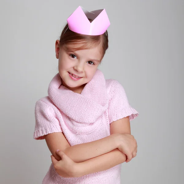 Bambina principessa — Foto Stock