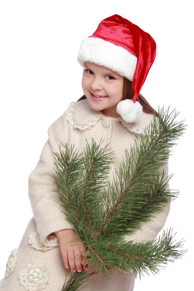 Kid on Christmas — Stock Photo, Image