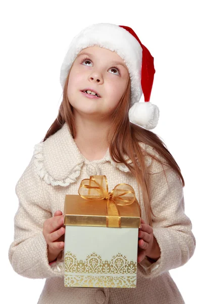 Niño en Navidad — Foto de Stock