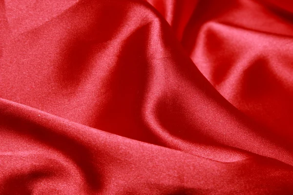 Glatter Eleganter Roter Satin Kann Als Hintergrund Verwendet Werden — Stockfoto