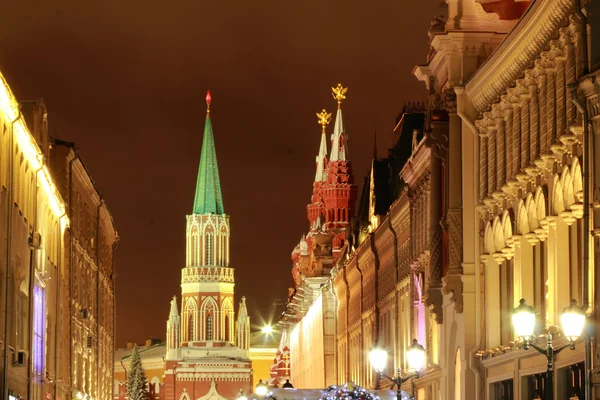 Christmas decoration in Moscow, Russia — Stock Photo, Image