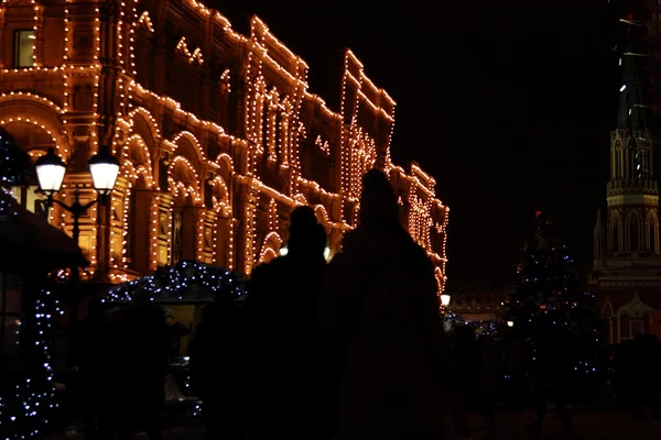 俄罗斯莫斯科中心的圣诞节 — 图库照片