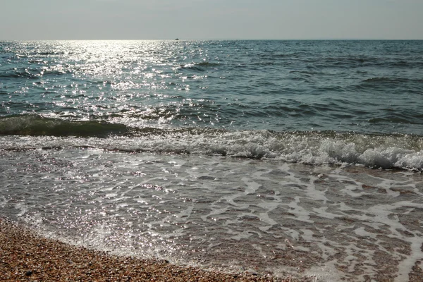 Wybrzeże Teksturowane Nad Kerch Krym — Zdjęcie stockowe
