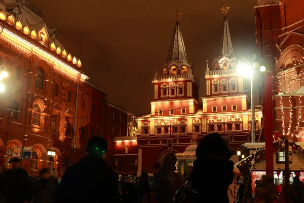 Weihnachtsurlaub in Moskau — Stockfoto