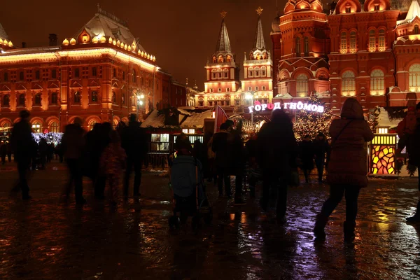 Рождественский праздник в Москве — стоковое фото