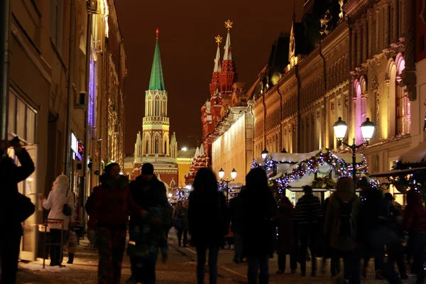Christmas in Moscow, Russia — Stock Photo, Image
