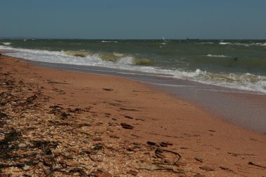 Deniz kıyısı güzel açık görüntü