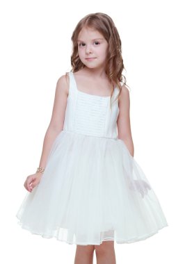 Küçük model kameraya poz