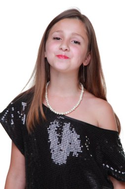 Güzel model kameraya poz