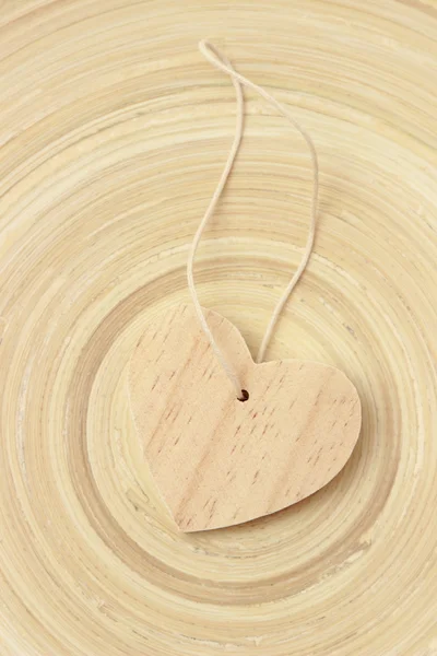 Wooden love symbol — Stock Photo, Image