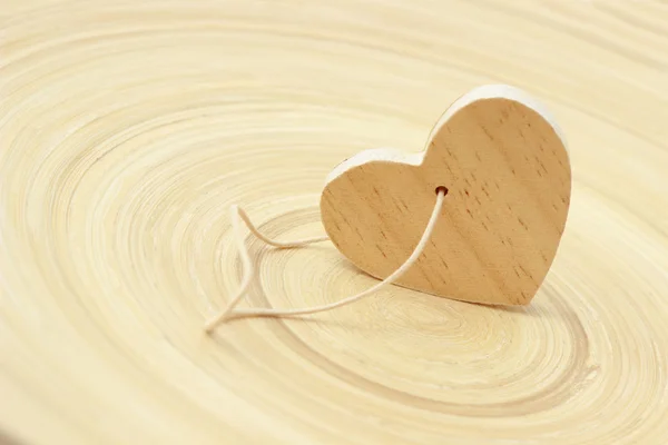 Wooden love symbol — Stock Photo, Image