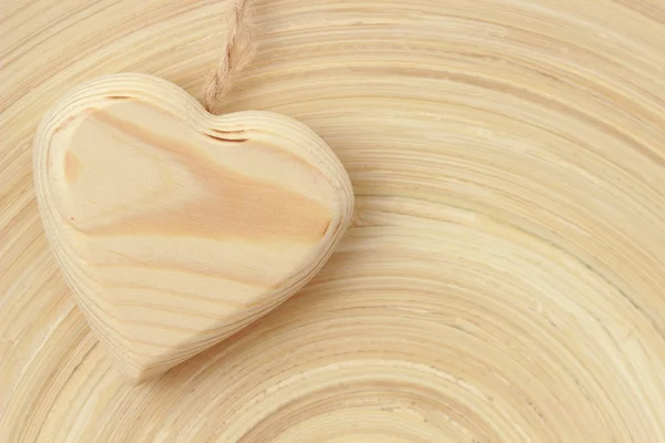 Wooden love symbol — Stock Photo, Image