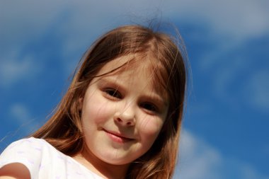 Güzel çocuk açık, Moskova, Rusya Federasyonu