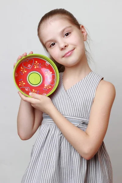 Enfant avec objet Art — Photo