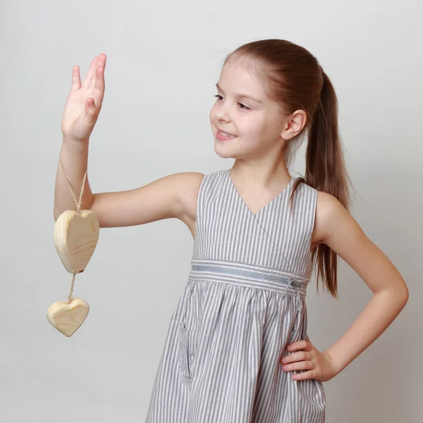 Kid holding Holiday symbol — Stock Photo, Image