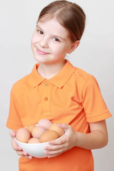 Entzückendes Kind zum Thema Essen — Stockfoto