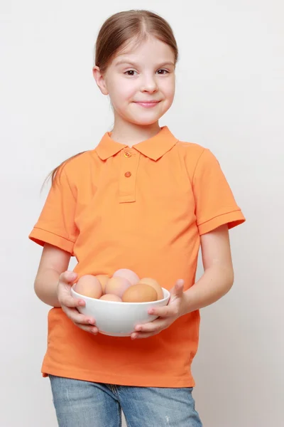 Entzückendes Kind zum Thema Essen — Stockfoto