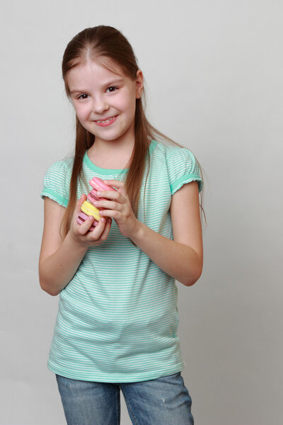 Ребенок на тему еды
