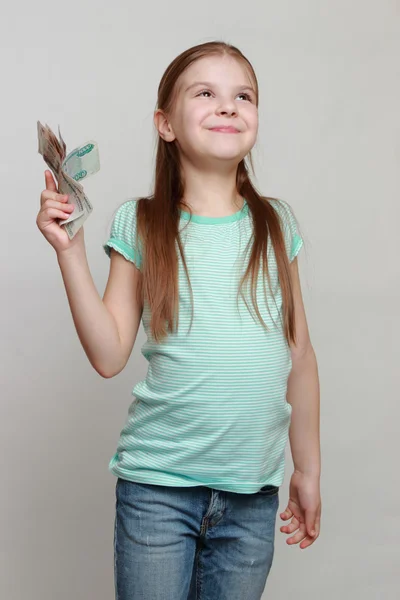 Kid on Business theme — Stock Photo, Image