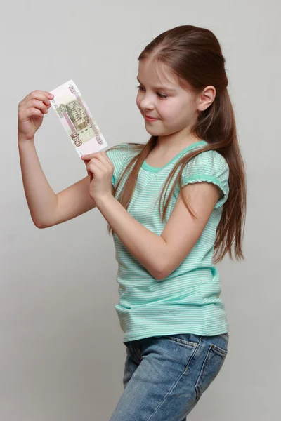 Niño en el tema de negocios — Foto de Stock