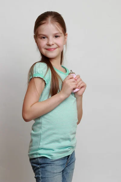 Kid op zakelijke thema — Stockfoto