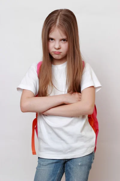 Pretty schoolgirl — Stock Photo, Image