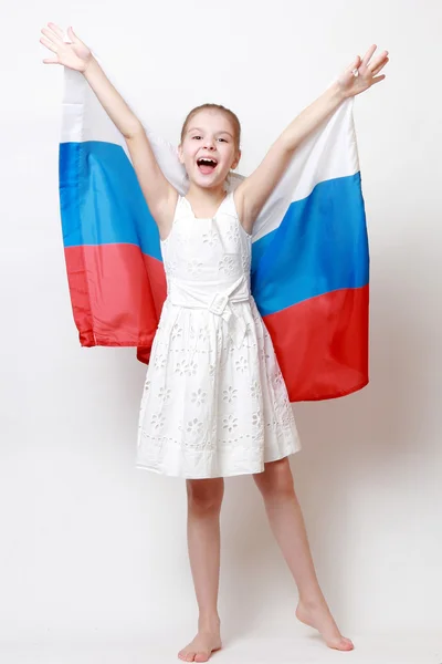 Patriotic kid — Stock Photo, Image